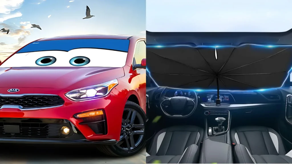 best car windshield sun shade