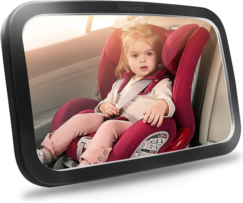 Baby Safety Car Mirror for Rear Facing Infant, car seat accessories for newborns