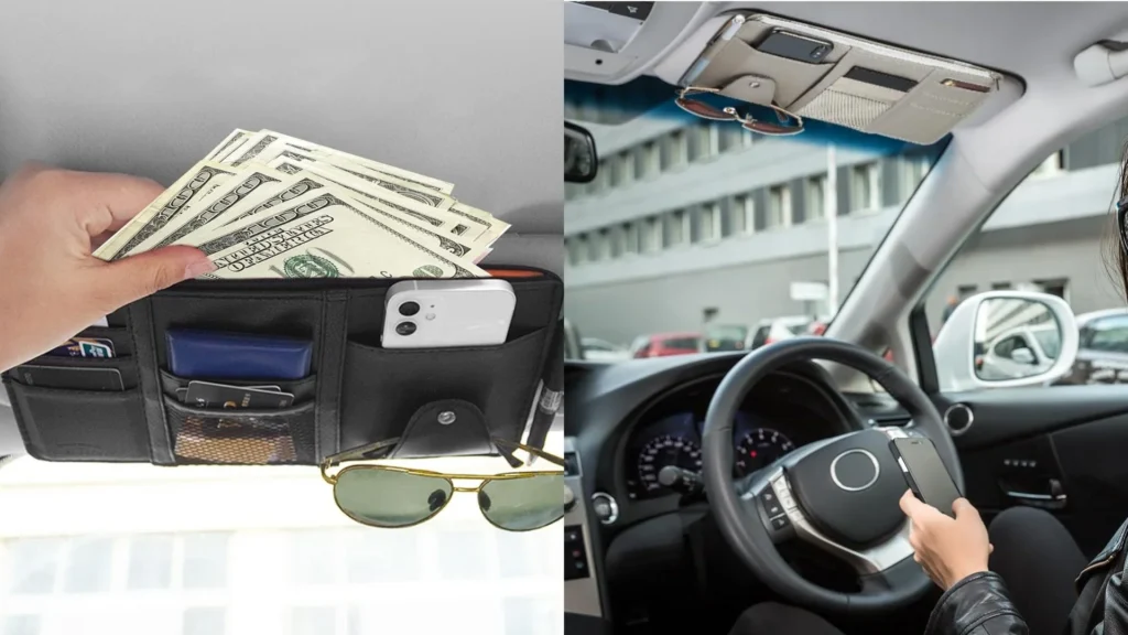 best document holder for vehicle visor