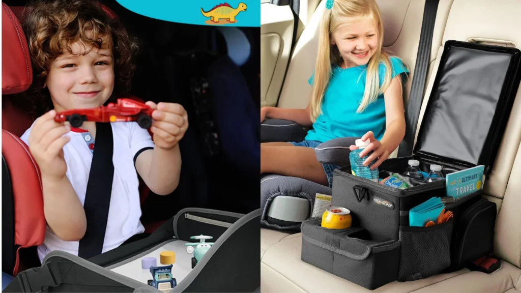 best portable kids snack and play travel tray for car seat