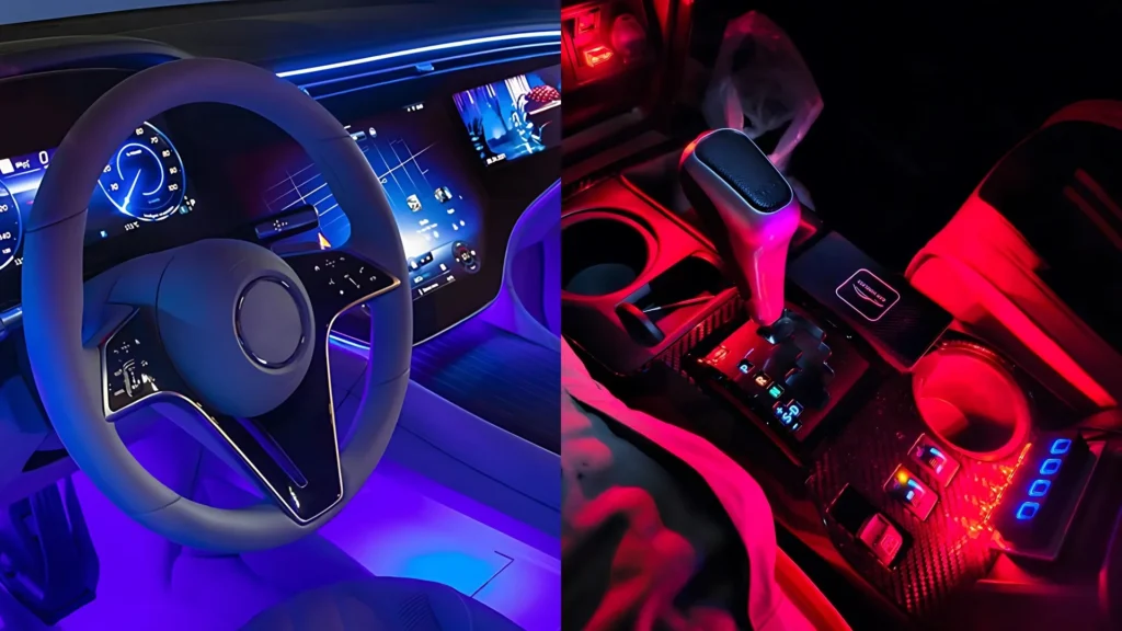 car interior aesthetic