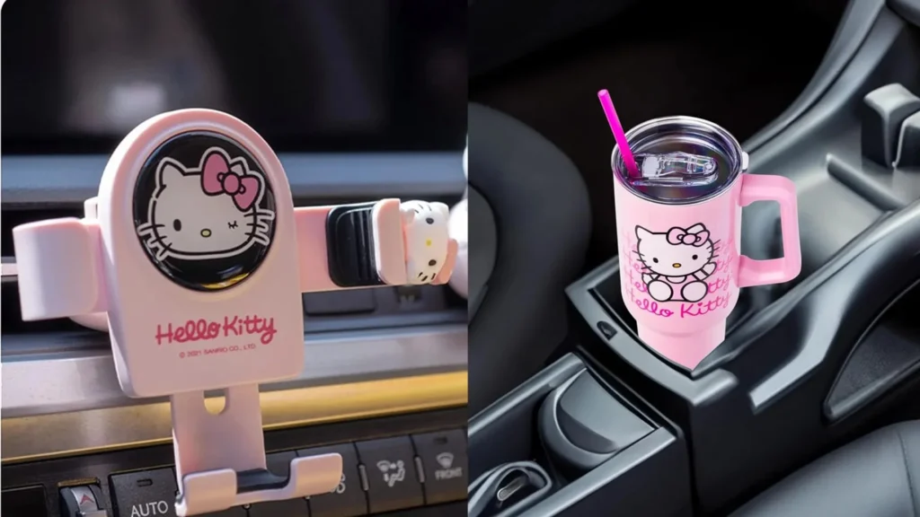 Cute Hello Kitty Car Accessories Ideas