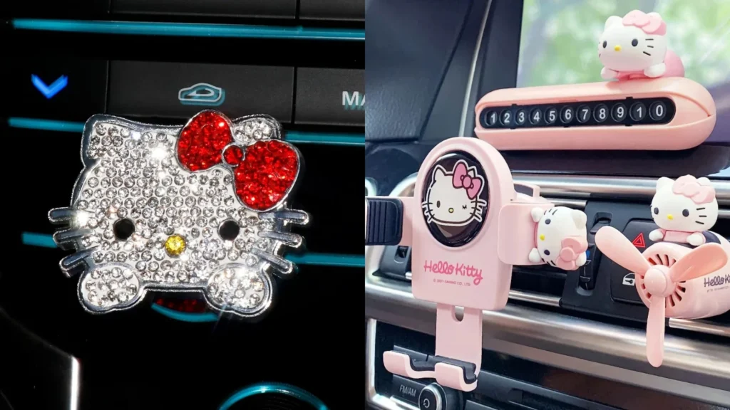 hello kitty car accessories for women