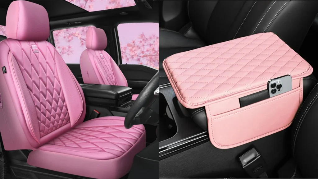 best hot pink car interior accessories Mercedes